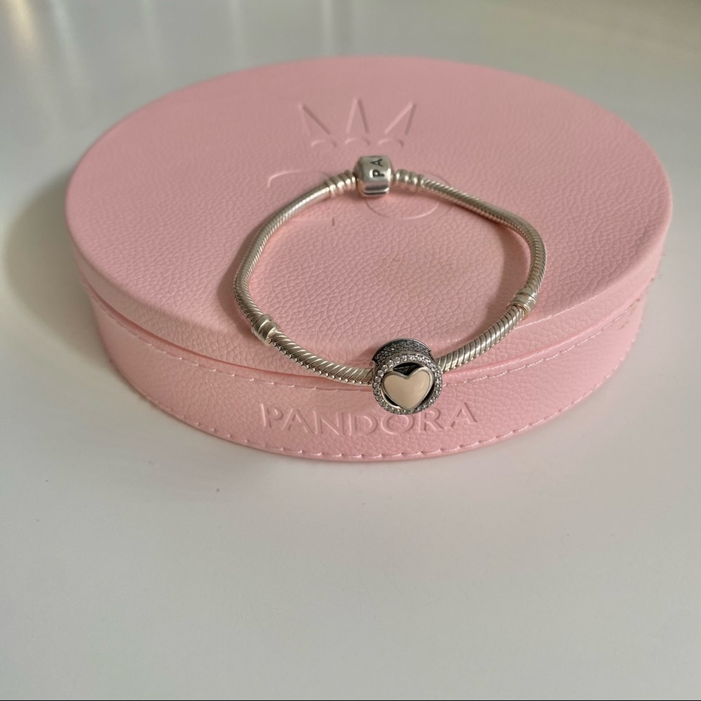 Pandora Wonderful Love CZ Charm